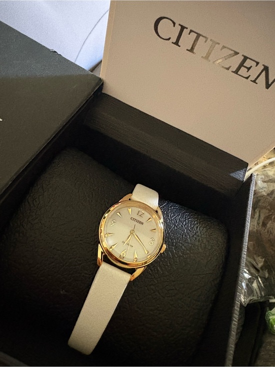 Citizen Gold-Tone Women\'s Watch with White Strap main image 10